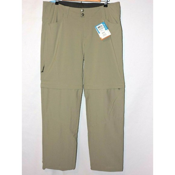 Columbia Pants - Columbia Arrowhead Trail II Stretch Convertible Pants Hiking Outdoors Active 16
